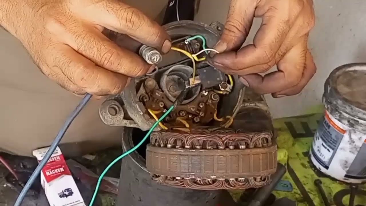 How to change cutout in alternator. अल्टीनेटर मै कट आउट कैसै बदले