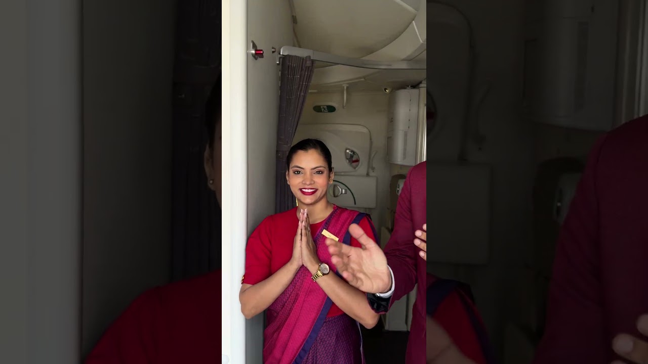 Boarding Air India Boeing 787-8 Dreamliner with new interior on-board #AirImdia