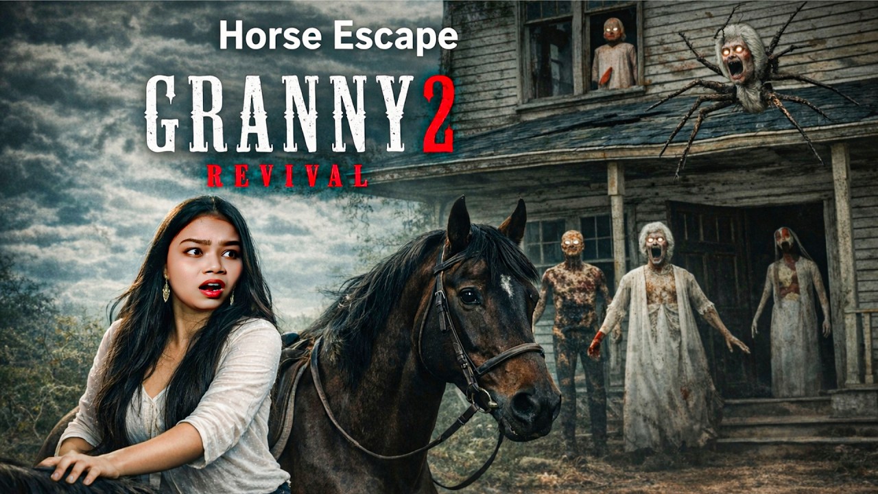 🔥GRANNY 🔥 HORSE ESCAPE | #shortsfeed #shortslive #chainedtogethergame #shorts #live #wormateio