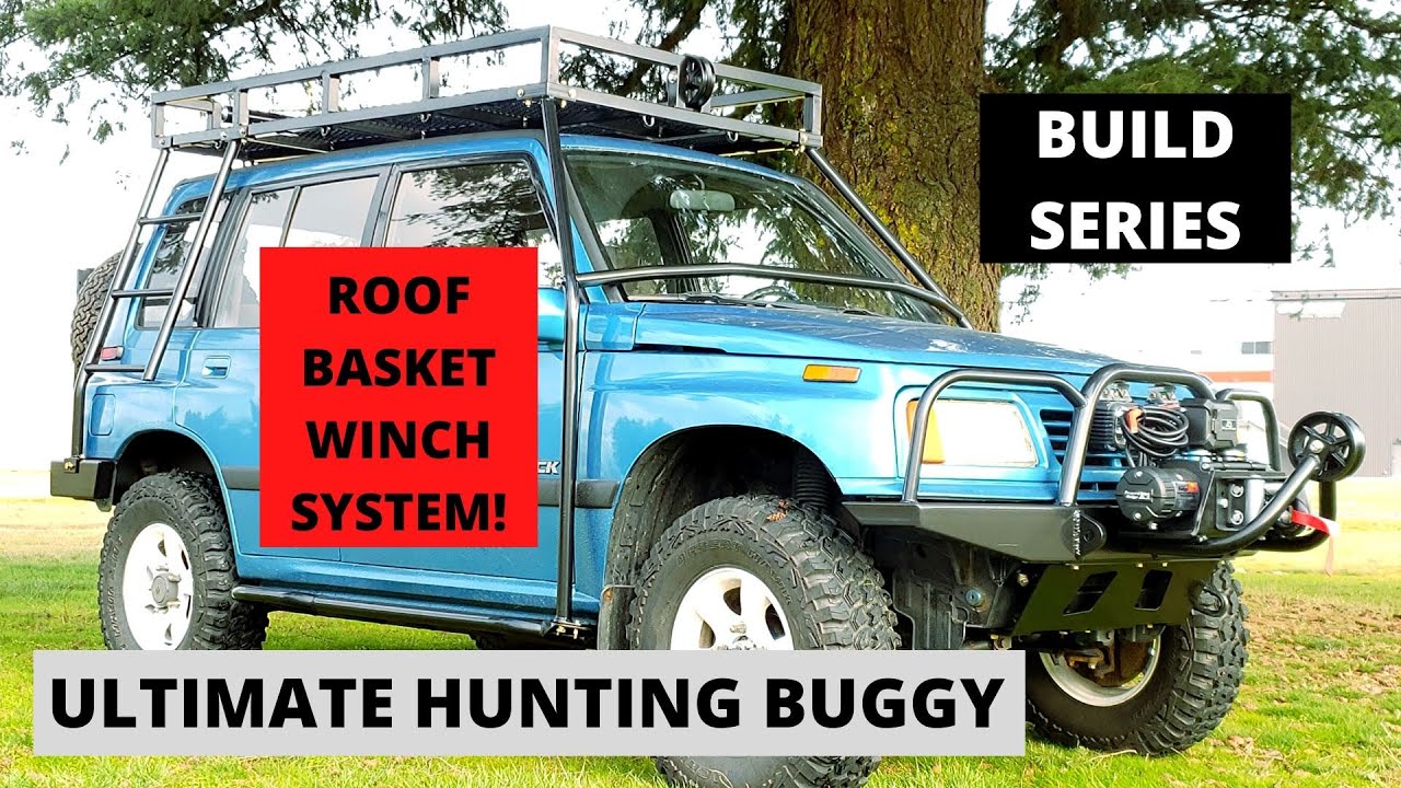 Suzuki Sidekick Custom Roof Basket Winching System - 4th in the Ultimate Hunting Buggy Series