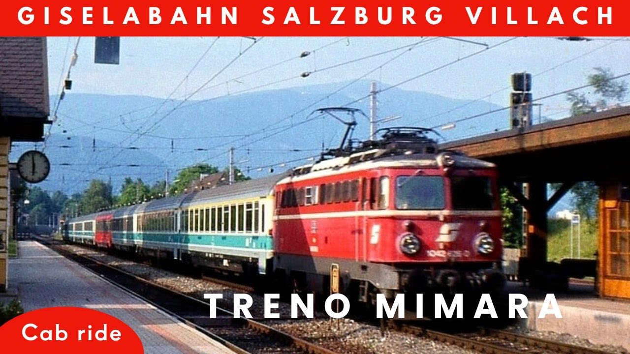 Linea Gisela Drautalbahn Salzburg Villach treno 11 Mimara cad ride locorama 1994