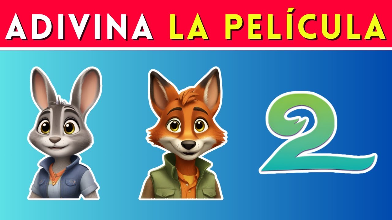 🎬🍿 ¿PUEDES ADIVINAR la PELÍCULA por EMOJIS? 😱🔥 Zootopia 2 y Las Guerreras K-POP
