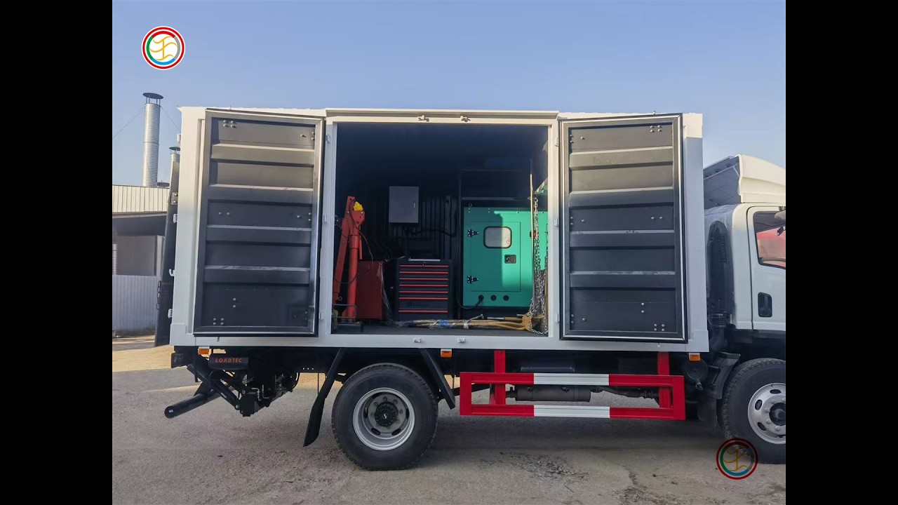 SHACMAN X9 4X2 light duty truck mobile service truck