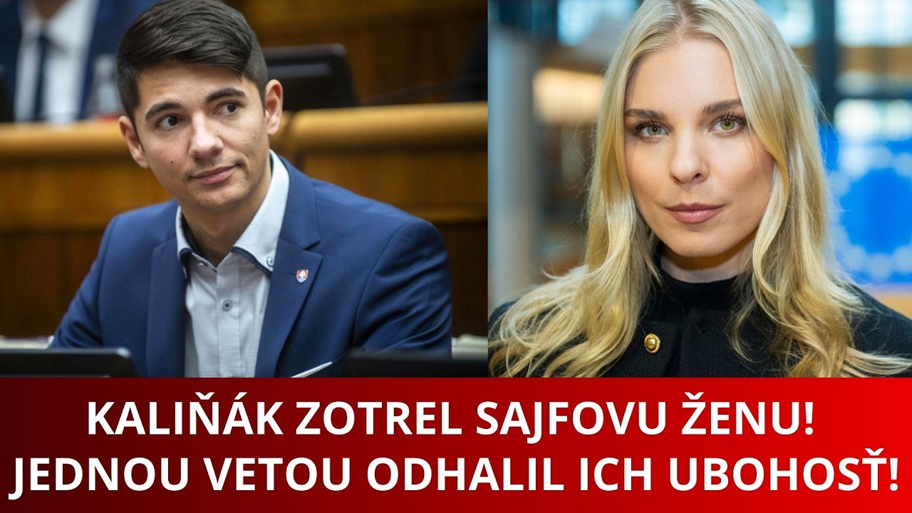 Kaliňák vs. Sajfova žena: Drsná lekcia z pokrytectva, ktorú progresívci nepredýchajú!
