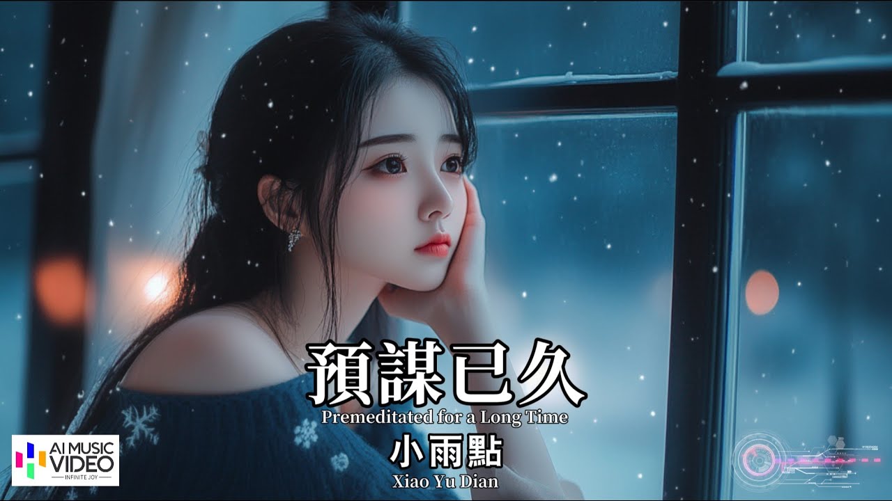 【高清MV】小雨點 Xiao Yu Dian - 預謀已久【Pinyin + Eng Sub | AI音樂視頻 | 繁體拼音英文動態字幕】