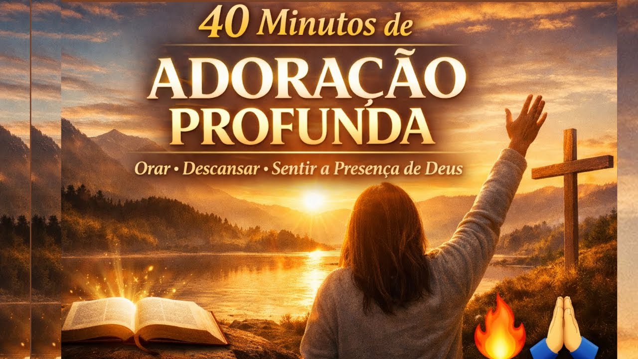 🔥 40 Minutos de Adoração Profunda | Louvor Para Orar, Descansar e Sentir a Presença de Deus 🙏