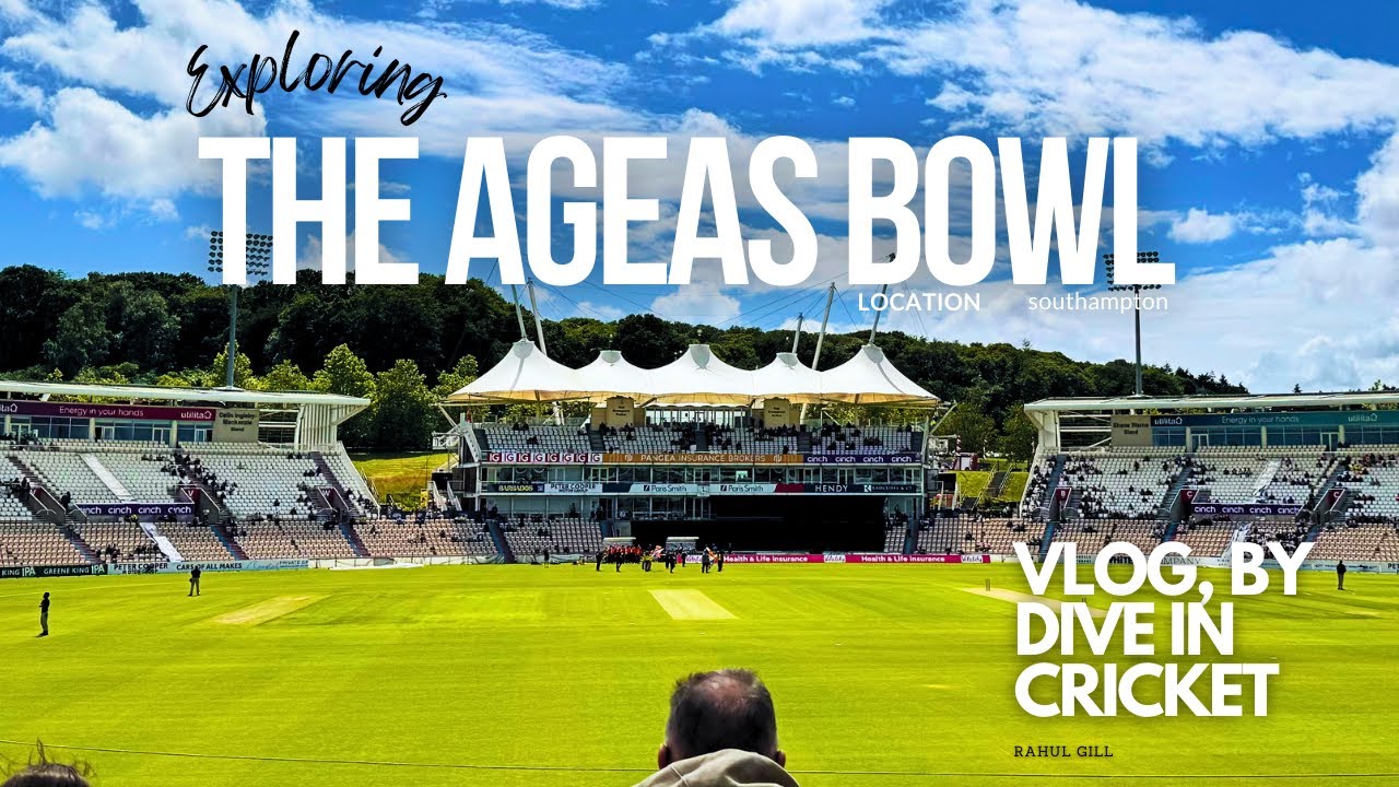 Exploring The Ageas Bowl | Cricket Stadium Tour in Southampton | cricket vlog