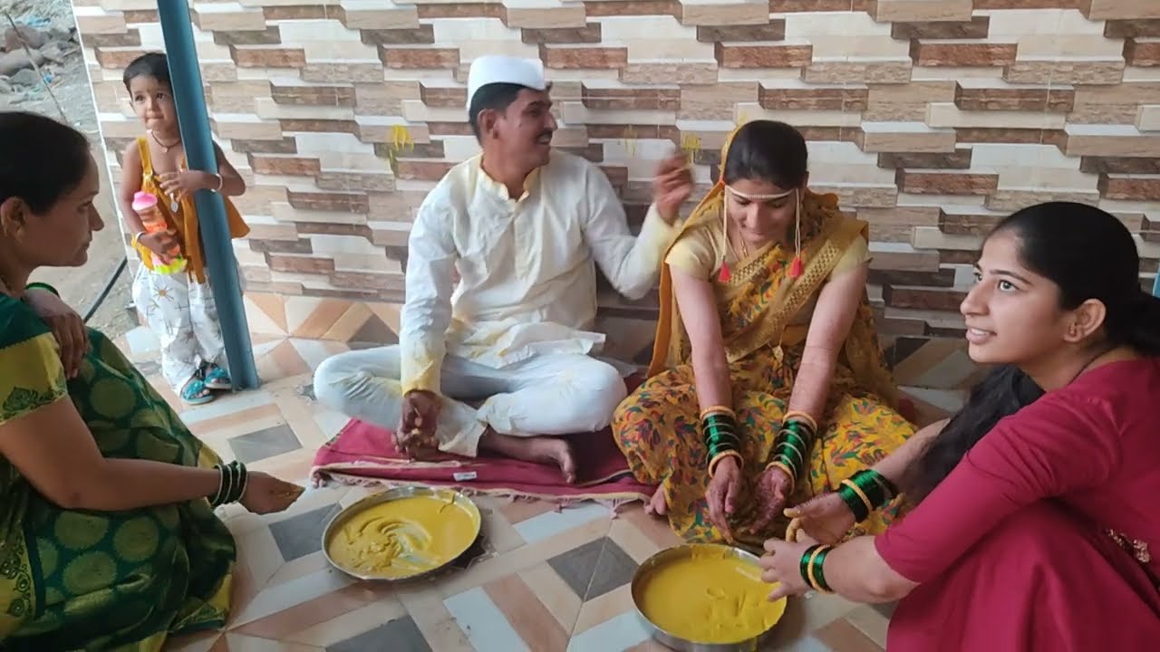 #vlog लग्नानंतर ची हळद खिसका  After Marriage Marathi wedding Rituals Beed  @sunitakanthale2718