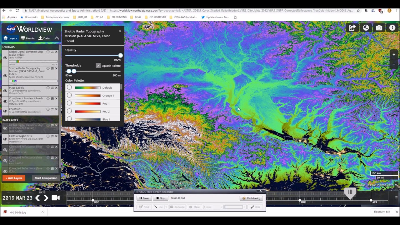 EOSDIS WORLDVIEW 02 SRTM