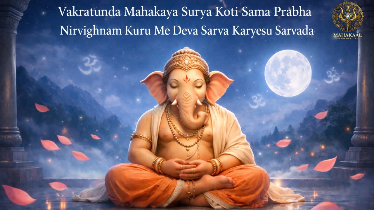 Vakratund Mahakaya I Powerful Ganesh Chant for Success, Peace & Obstacle Removal I 