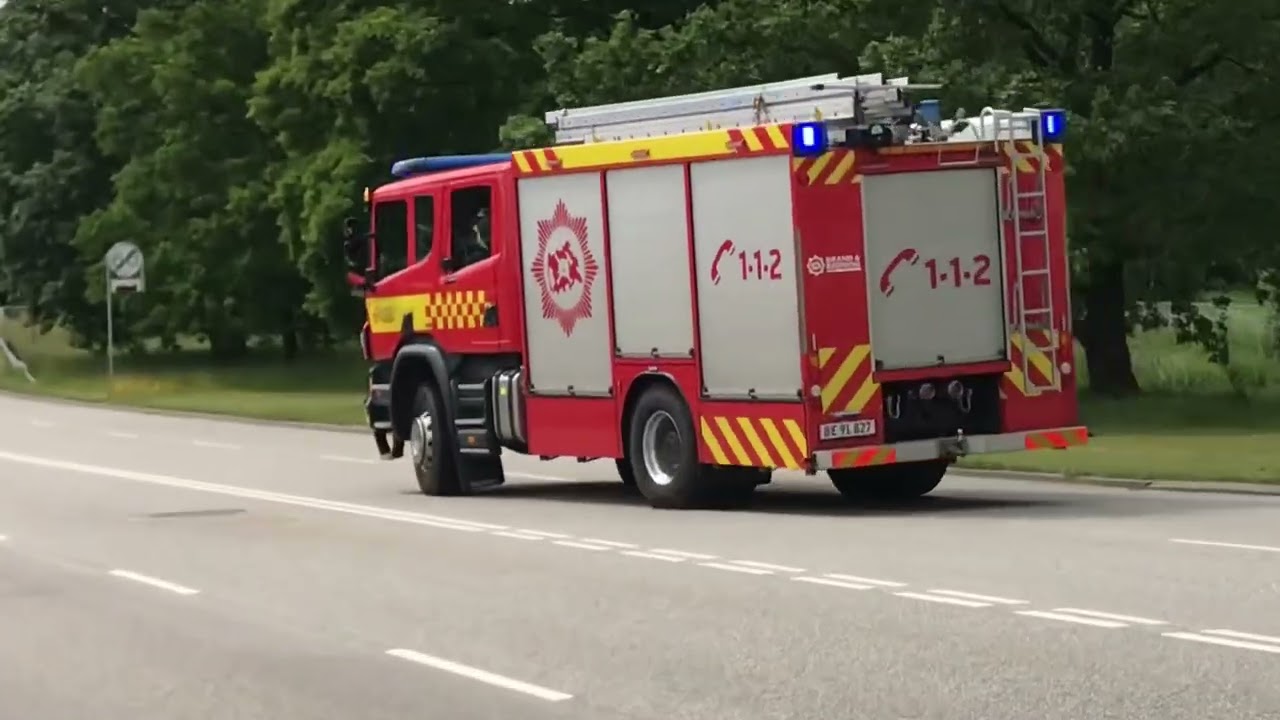 3x Brand og Redning MidtVest St. Herning. Bygn.brand-Villa/Rækkehus.