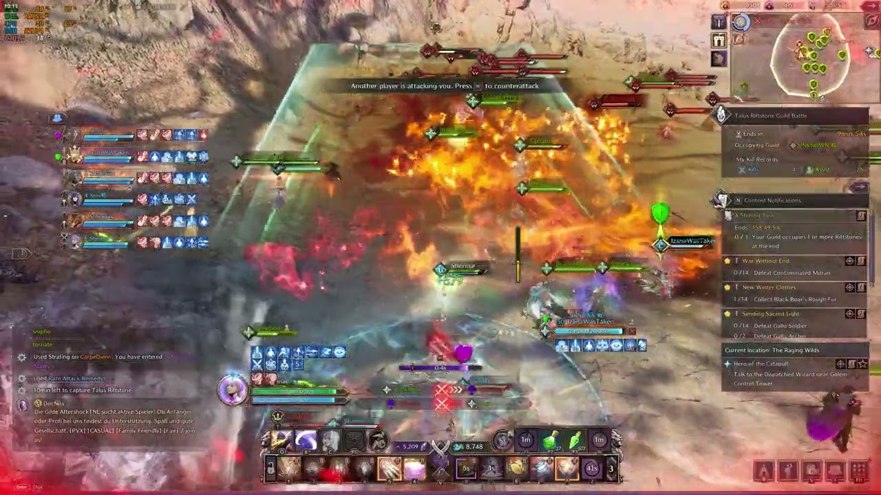Bow/Dagger - Throne and Liberty UNKNOWN戦 talus riftstone