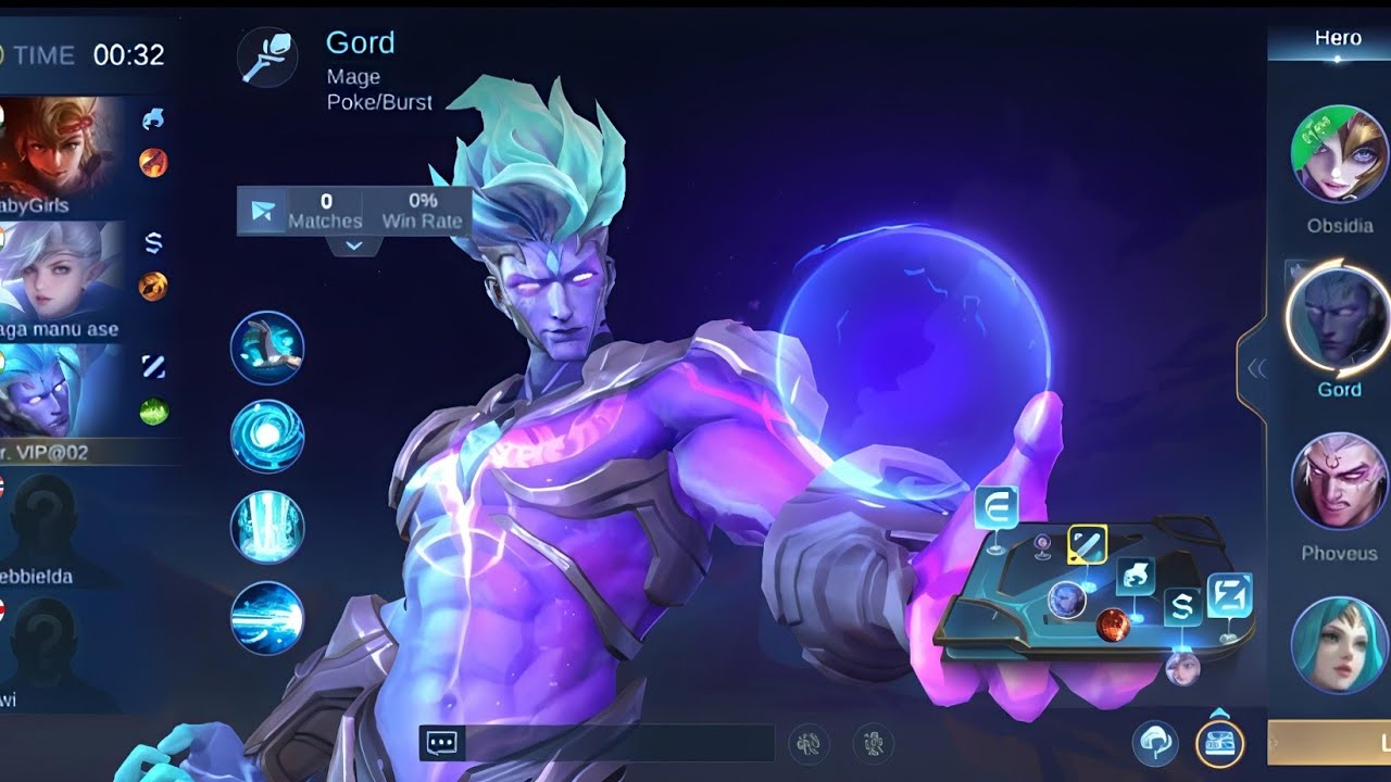 Unstoppable Power of Gord!|Ultimate Mage Gameplay in Mobile Legends🔥|Insane Burst Damage #mlbb#viral
