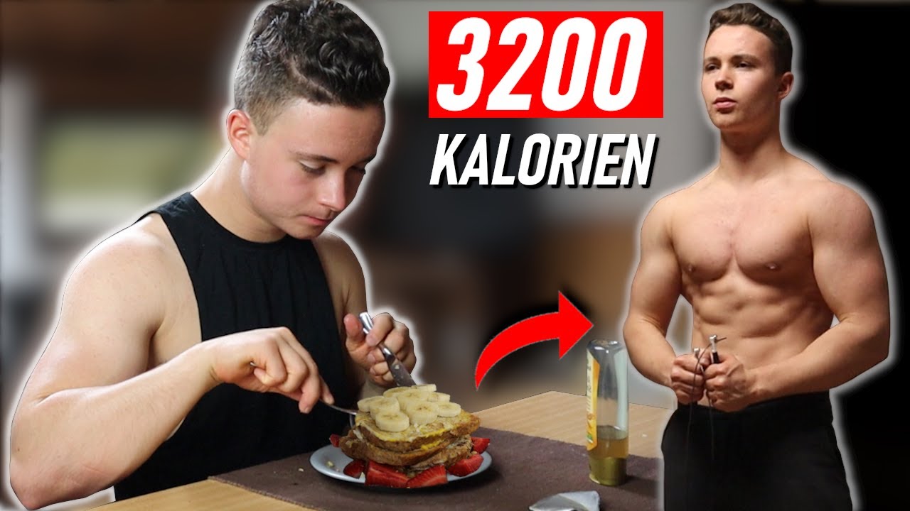 Ich habe 25kg MUSKELN mit dieser Ernährung AUFGEBAUT!