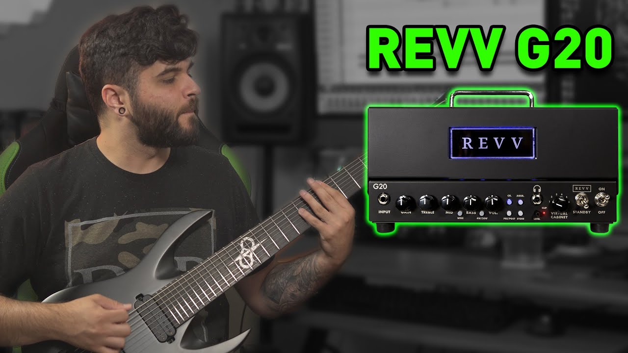 BEST Guitar Amp For 7 & 8 String Guitar? (REVV G20 Metal / Djent Test)