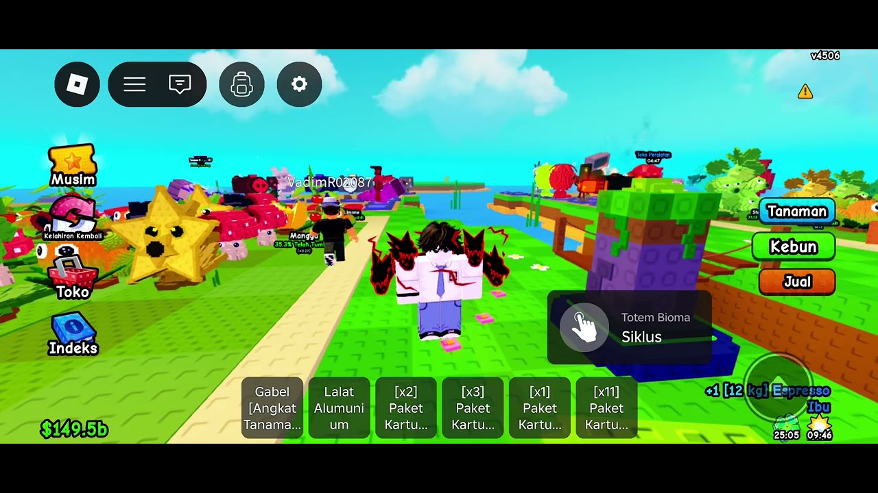 Siapa nih mau timun basurel? #gameonline #roblox #plantvsbrainrot 