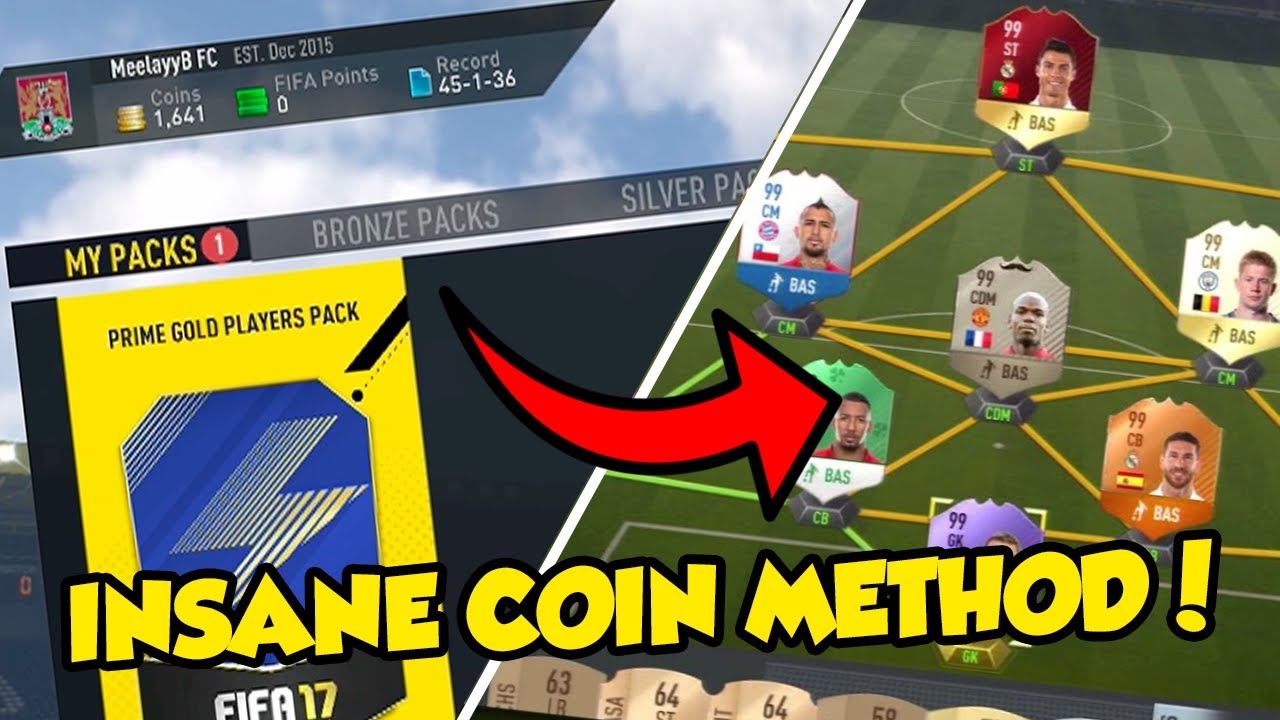 *NEW* COIN MAKING METHOD!!! ⭐🤑 MAKE AN INSANE AMOUNT OF COINS!! (Fifa 17 Trading Method)