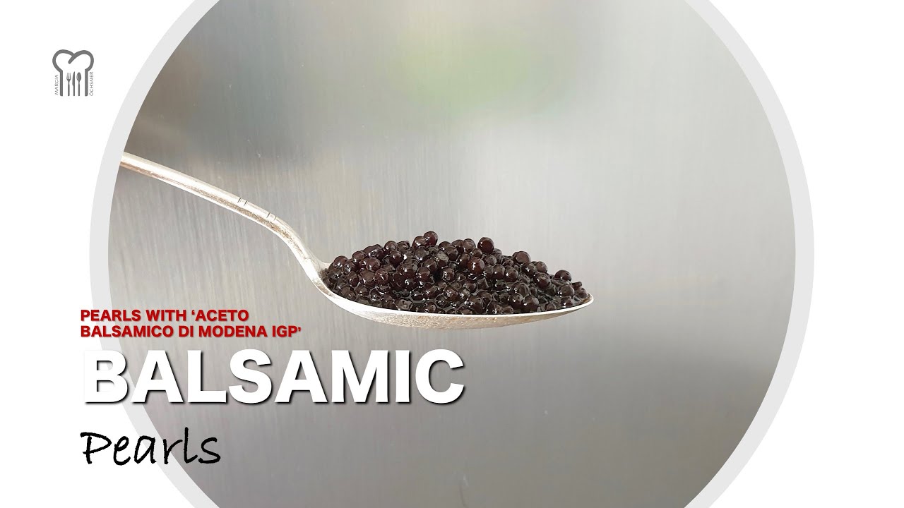 Balsamic Pearls - ideal to garnish and decorate many dishes