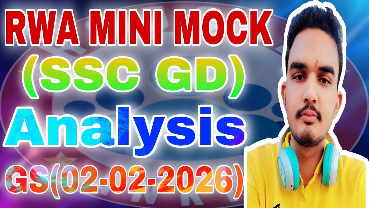 RWA MINI Mock GS Analysis | Complete GS Review | Exam-Oriented Strategy #ssc #sscgd #rwa