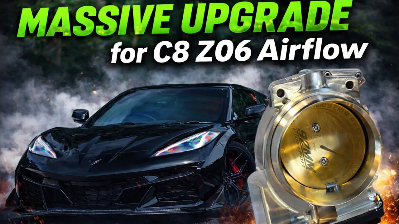 МАСШТАБНОЕ УЛУЧШЕНИЕ! Corvette C8 Z06 и доработанные дроссельные заслонки Soler Performance диаме...