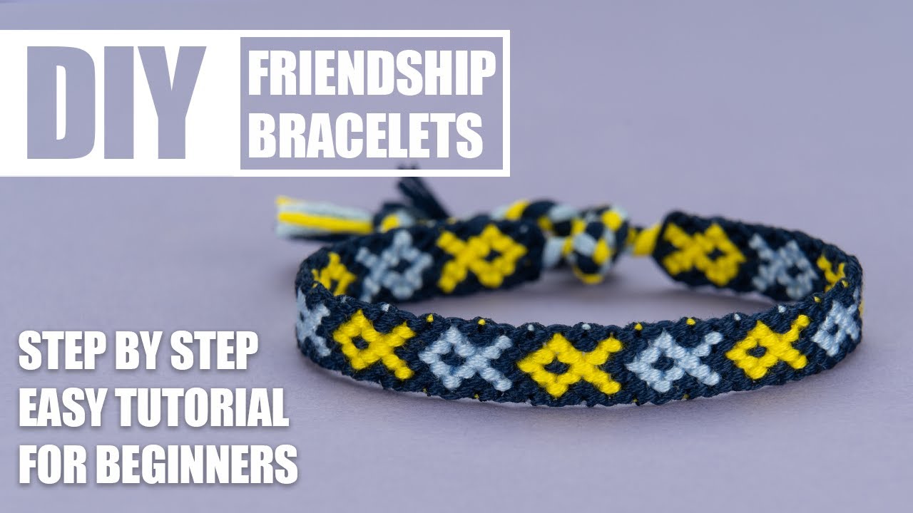 DIY Fish Ribbon Pattern Friendship Bracelet | Easy Step-by-Step Tutorial for Beginners