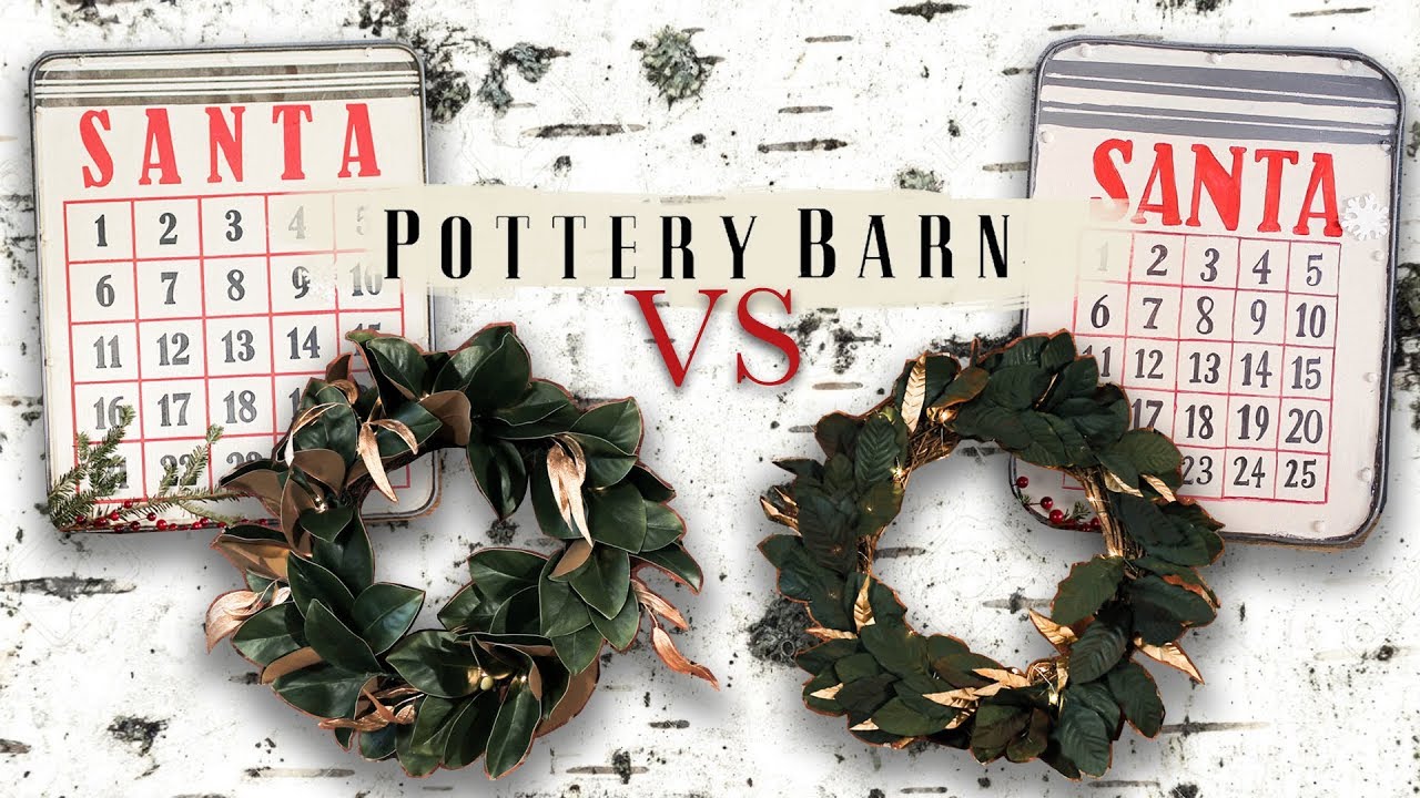 We tried DIYing Pottery Barn Holiday Decor