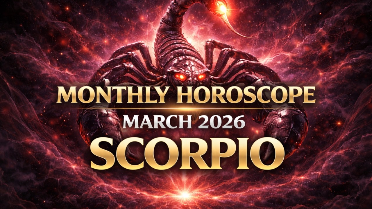 Scorpio Rising March 2026 Horoscope 🌑 The Virgo Lunar Eclipse & Astrological New Year