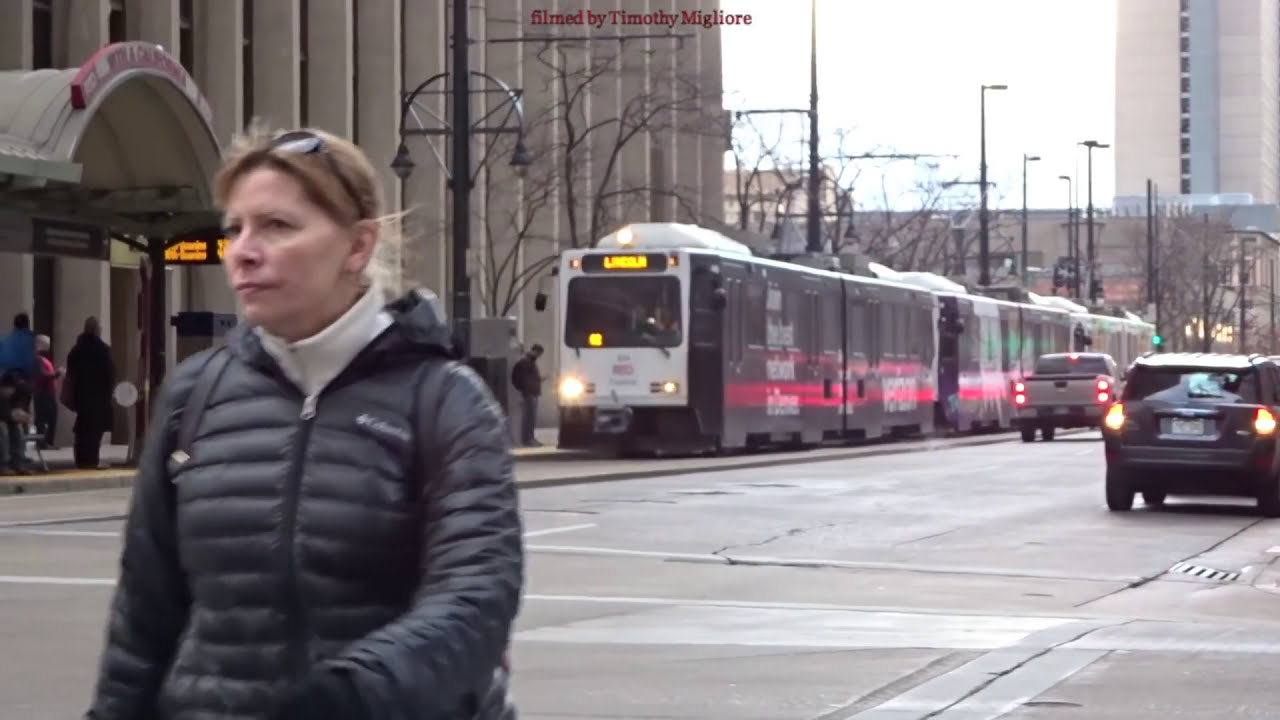 Light Rail (Tram) in Denver, Colorado 2018