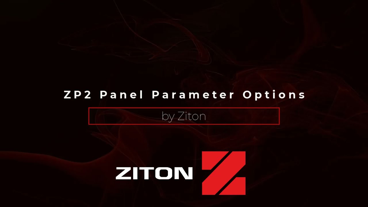 How to set the panel parameters on a ZP2 Control Panel