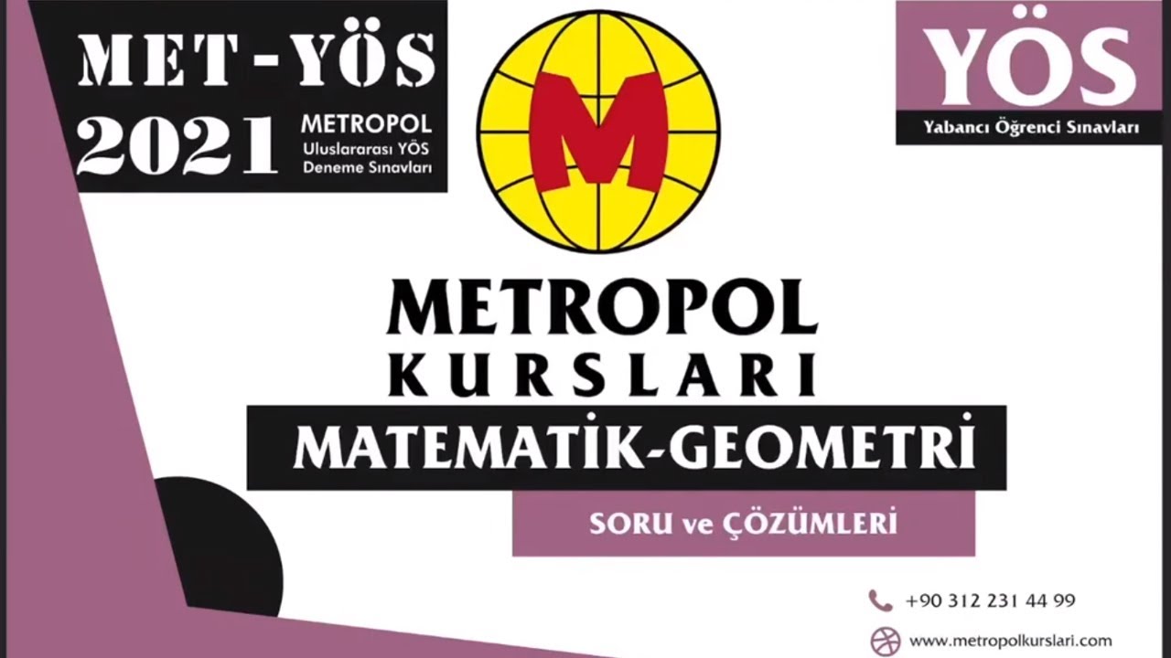 MET-YÖS 2021 Matematik ve Geometri Çözümleri