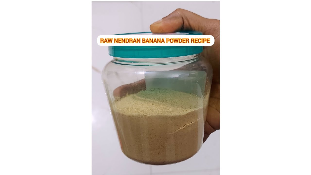 RAW NENDRAN BANANA POWDER RECIPE  #homemade #Babiesfood #healthy #weightgain  #tamil #india 