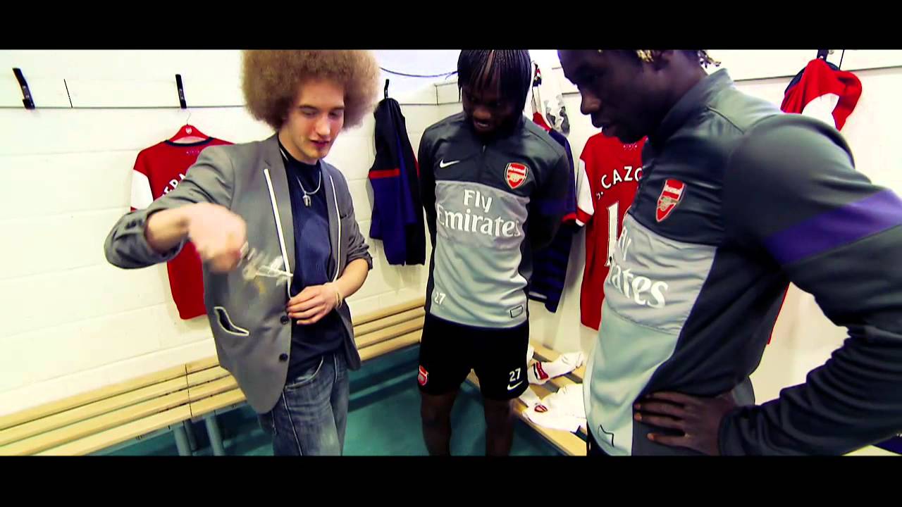 AfroMagic meets the Arsenal Team :D!!