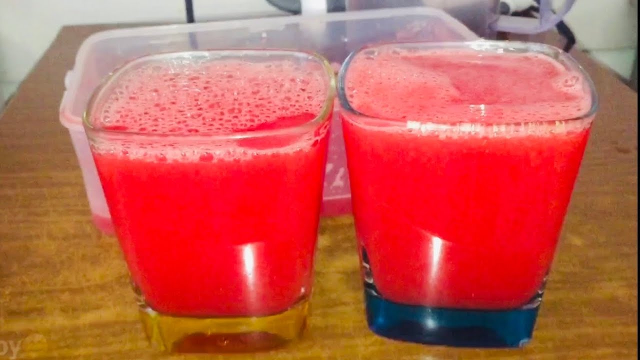 Come fare il succo di anguria