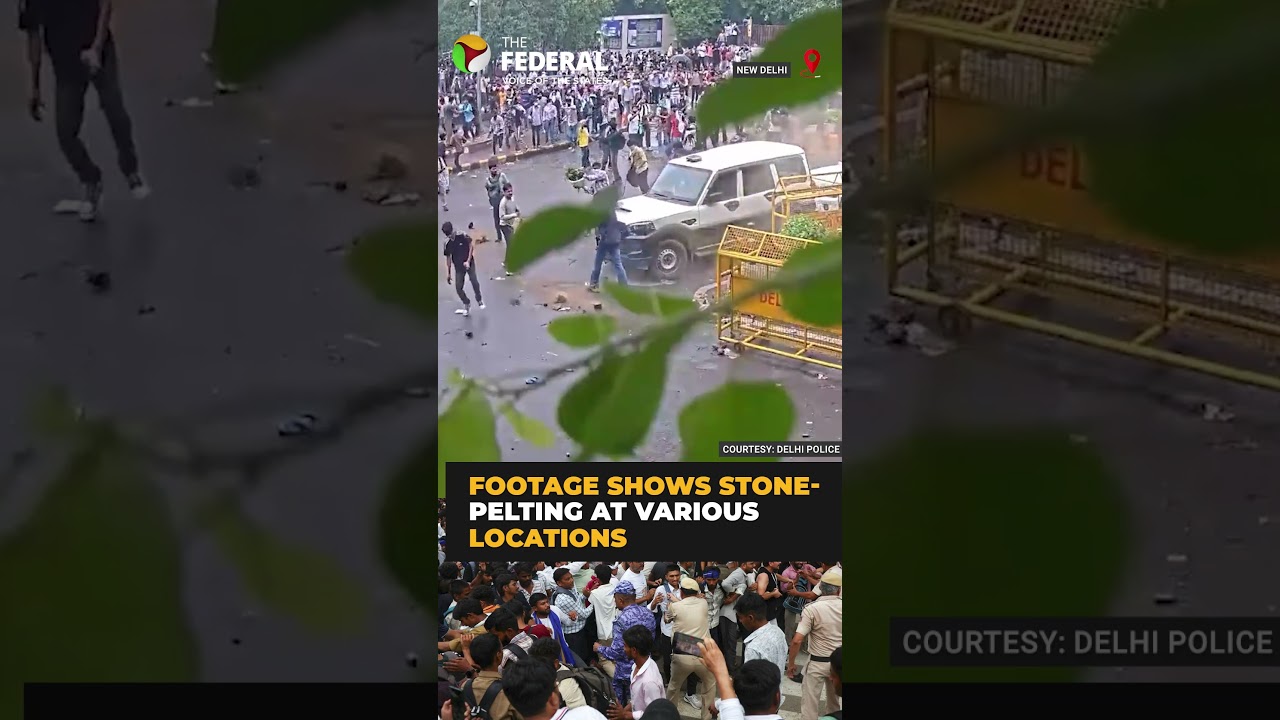 CCTV shows vandalism during July 20 Delhi protest