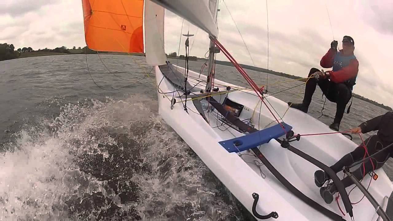 Laser Vago sailing, high winds