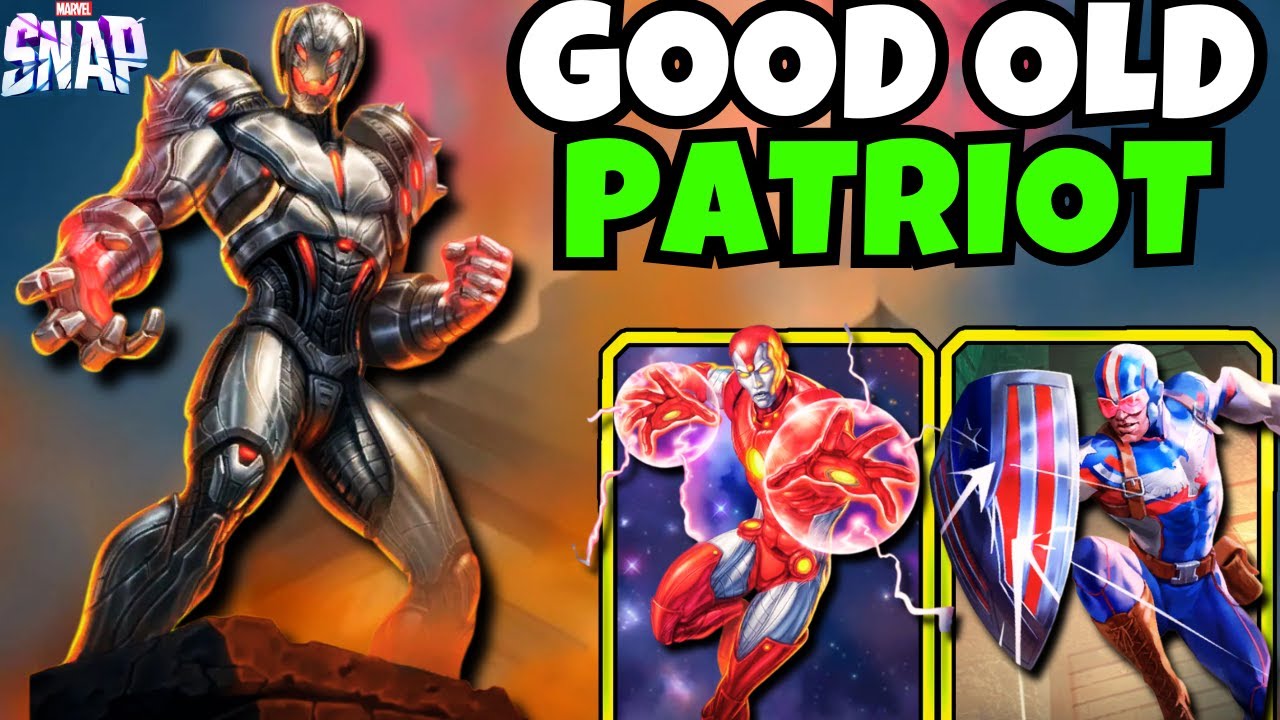 Pulling out a Classic Patriot Deck - Marvel Snap Gameplay