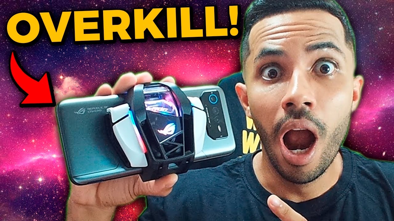 O CELULAR MAIS POTENTE DO MUNDO ROG PHONE 6D ULTIMATE UNBOXING E REVIEW INICIAL