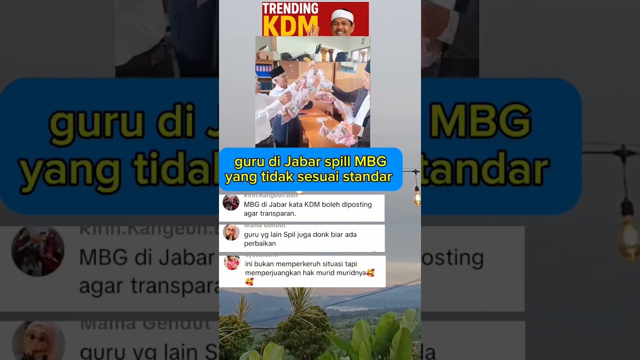 Guru di Jabar spill MBG 