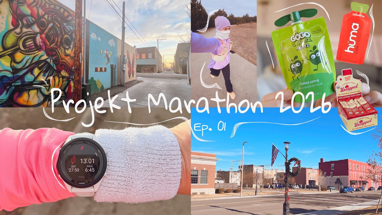 Projekt Marathon 2026 Ep. 01 🏃🏼‍♀️‍➡️😮‍💨 lange Läufe | Gele testen & Grundlage aufbauen 
