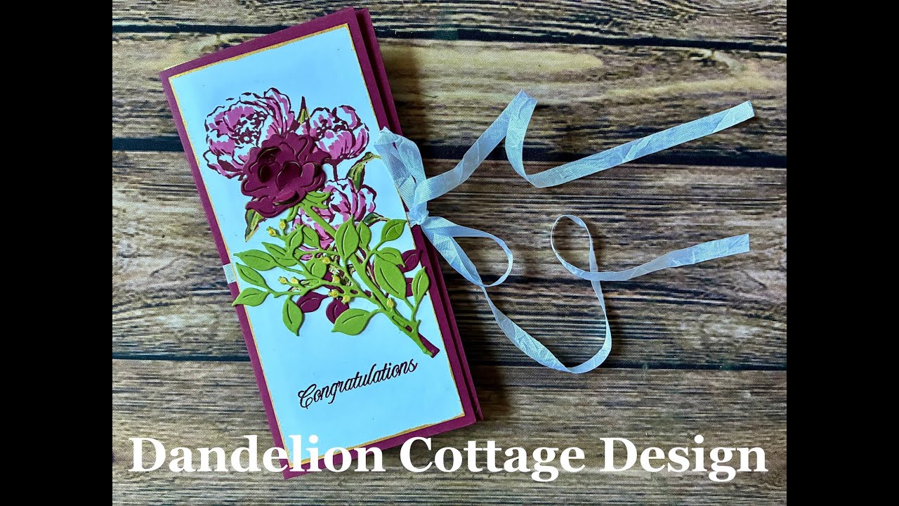 How To Make A Fold Flat Box Card, part 2