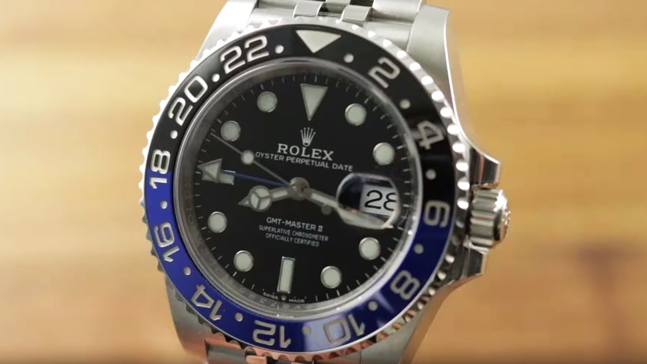 Rolex GMT Master II Batman 