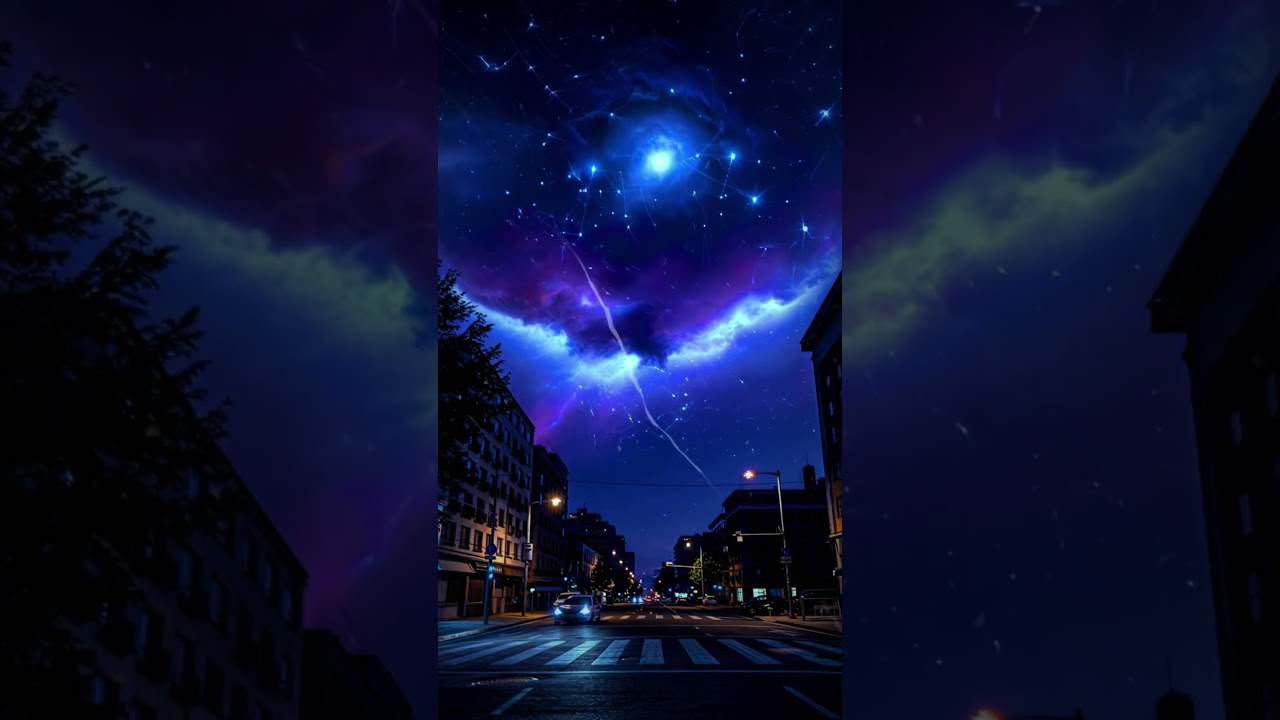 Something Is Moving Above Us#nightsky #night #livewallpaper