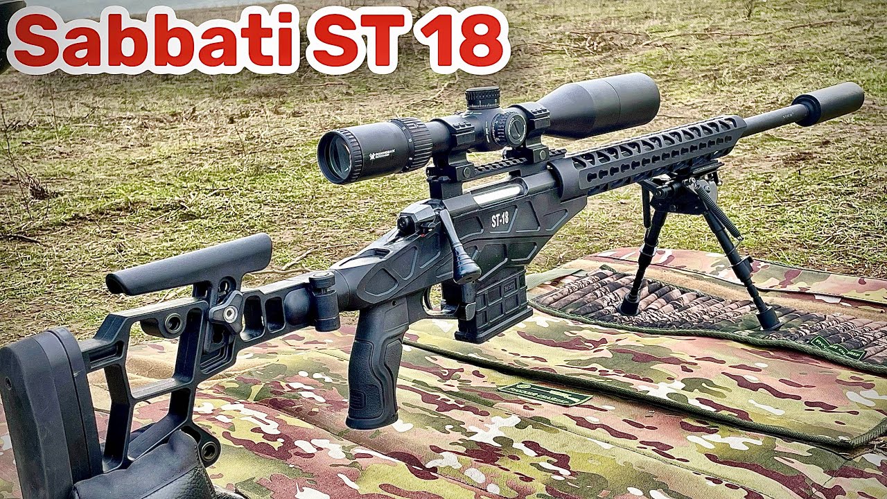 Sabatti ST18. Обзор и отстрел на 100,300,500 метров.