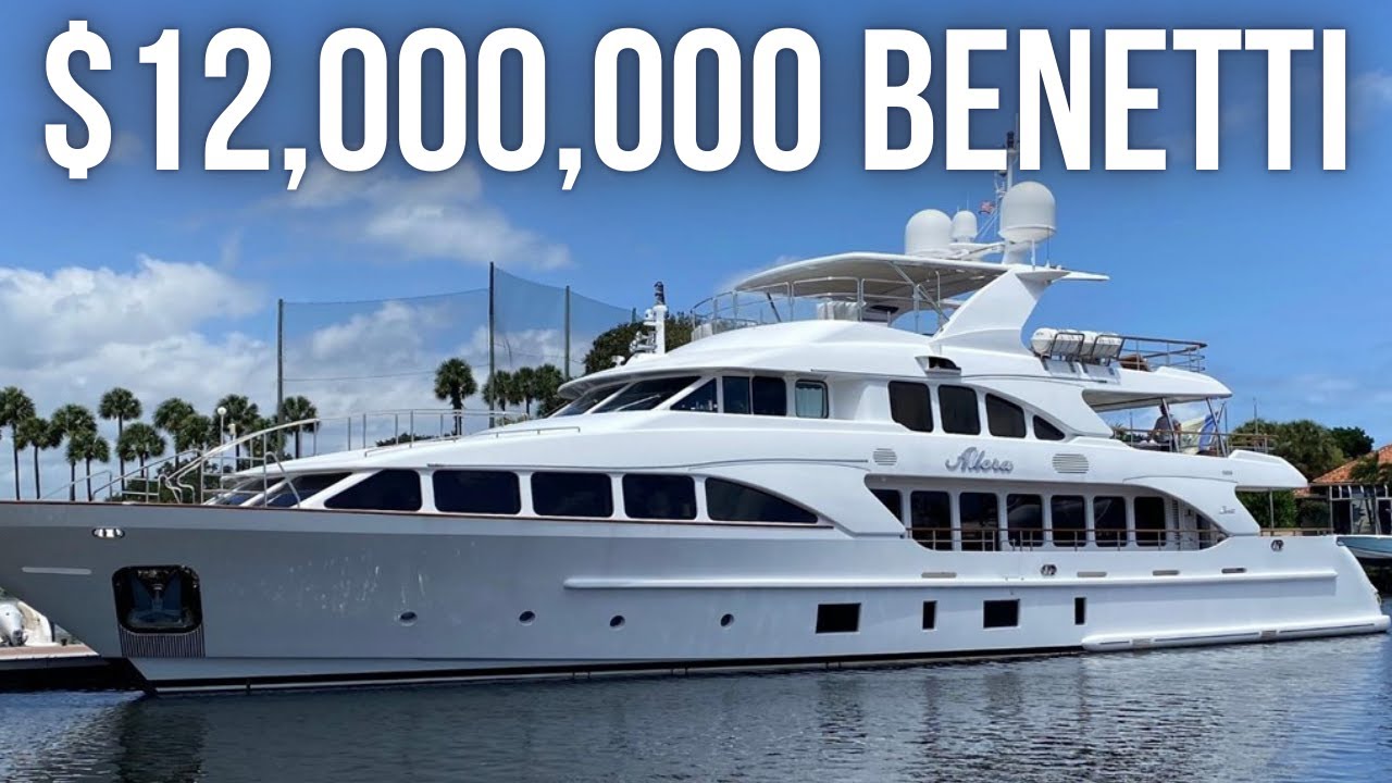 Тур на суперяхте Benetti 121' за 12 000 000 долларов