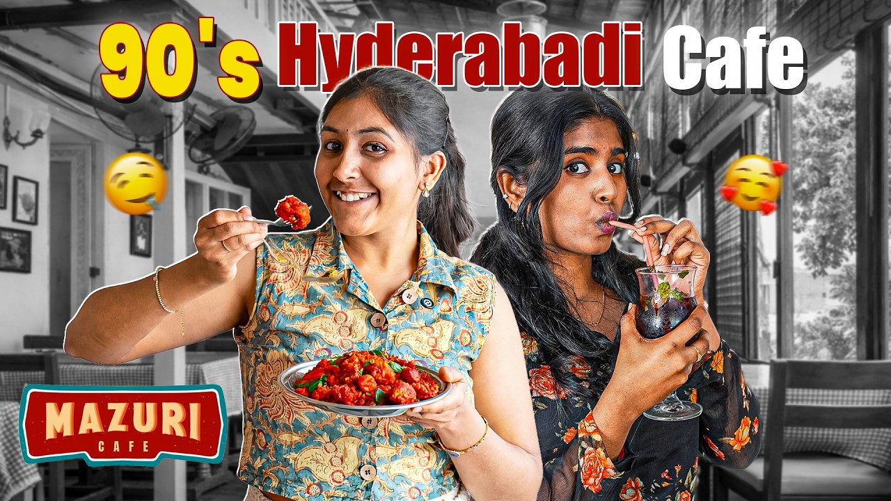 90's Themed Cafe in Hyderabad | Mazuri Cafe | Classic TV