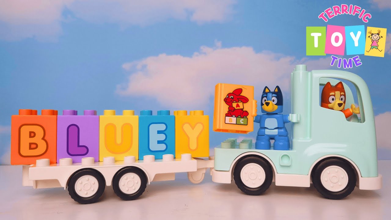 Learn ABC with Bluey Toys | A to Z Phonics Song & Spelling for Kids | Educational Toys