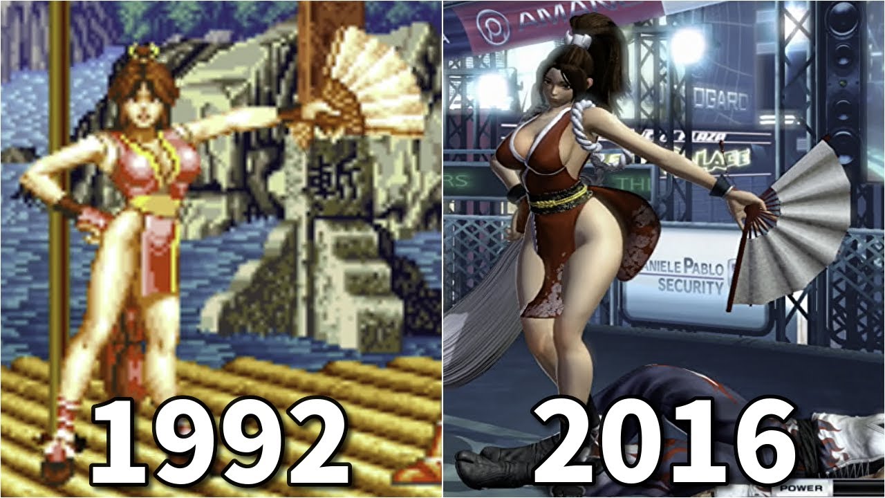 【SNK】不知火舞 日本一！ -Evolution of Mai Shiranui Win Pose Nippon ichi-【1992-2016】勝利ポーズ