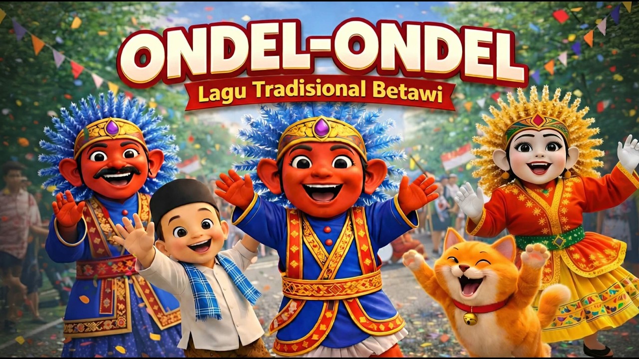 Ondel-Ondel Lagu Tradisional Betawi 🎭 Versi Anak Ceria