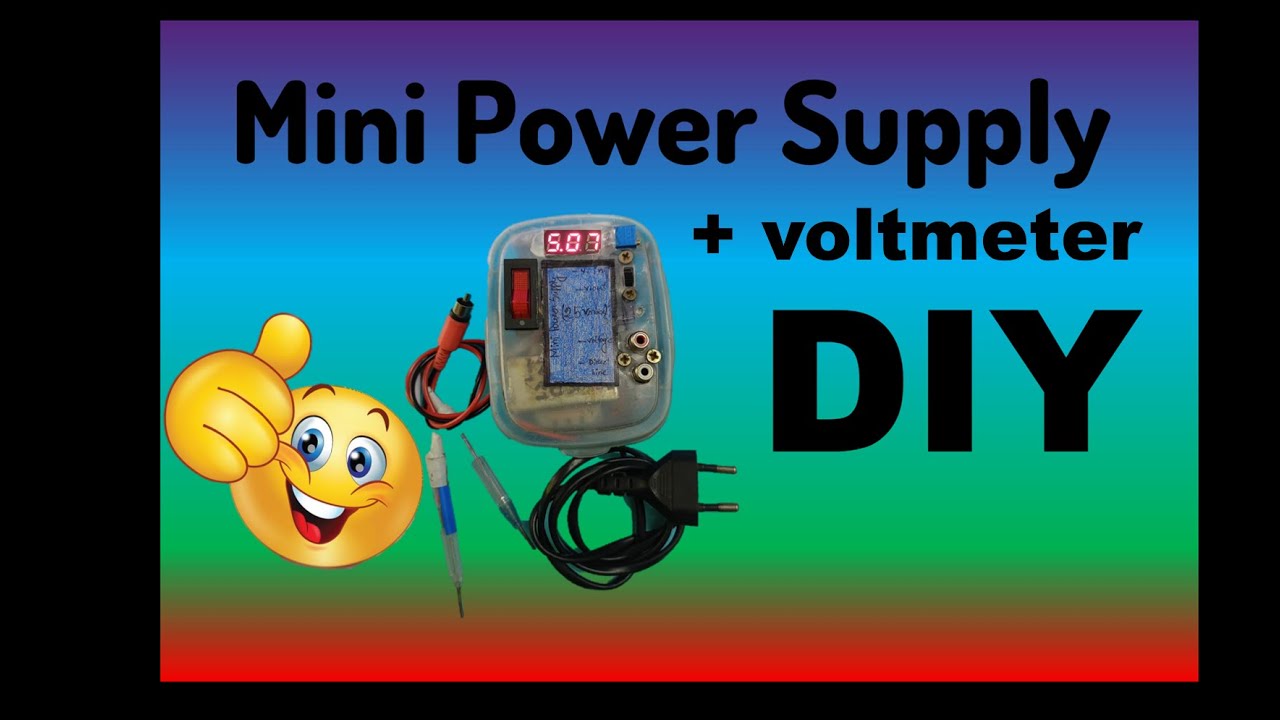 Making a mini power supply + voltmeter || MSS Electro Tech