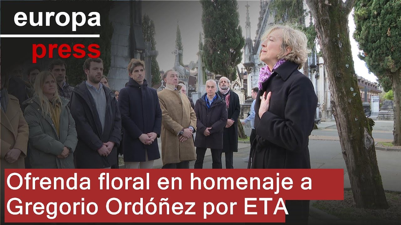 Ofrenda floral al popular Gregorio Ordóñez en el 31 aniversario de su asesinato por ETA